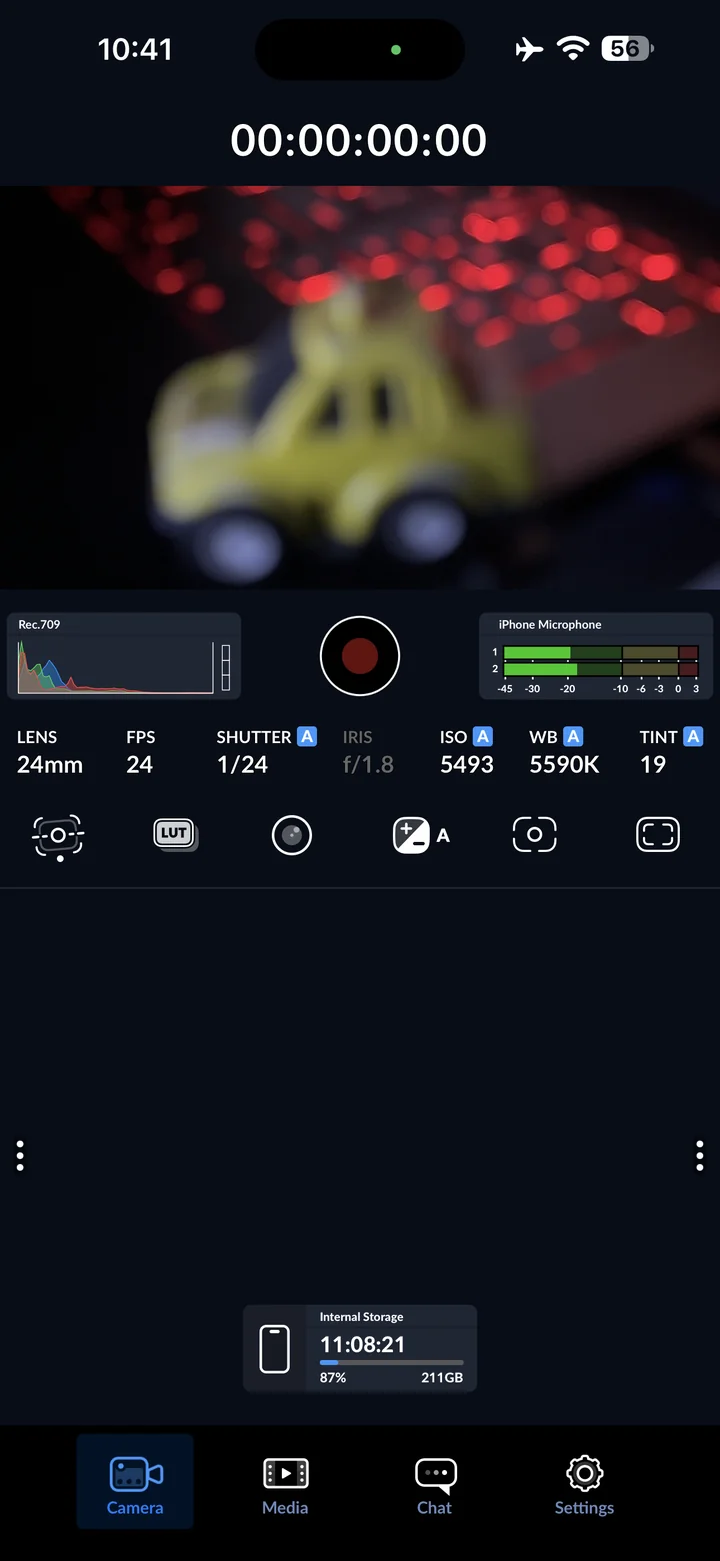 Blackmagic Camera: Open Blackmagic Camera