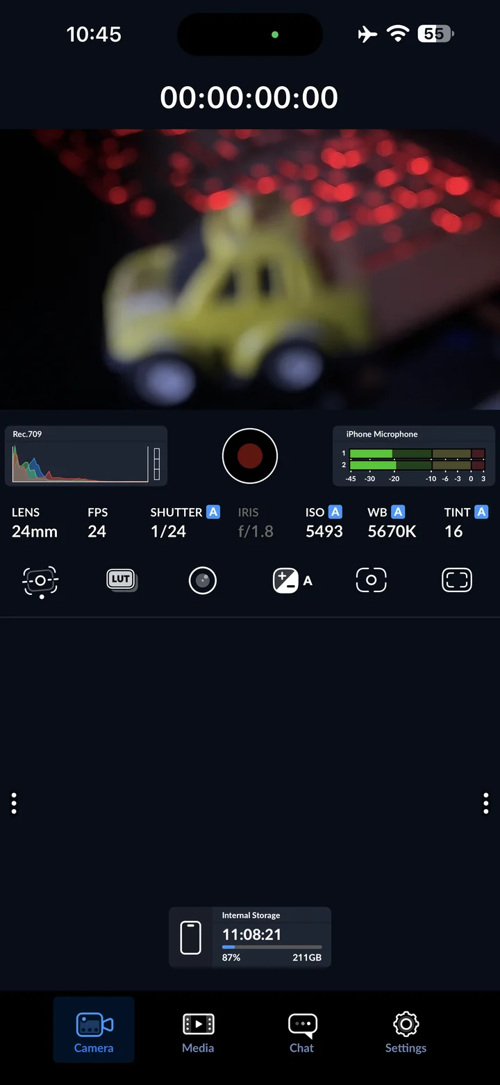 Blackmagic Camera: Open Blackmagic Camera