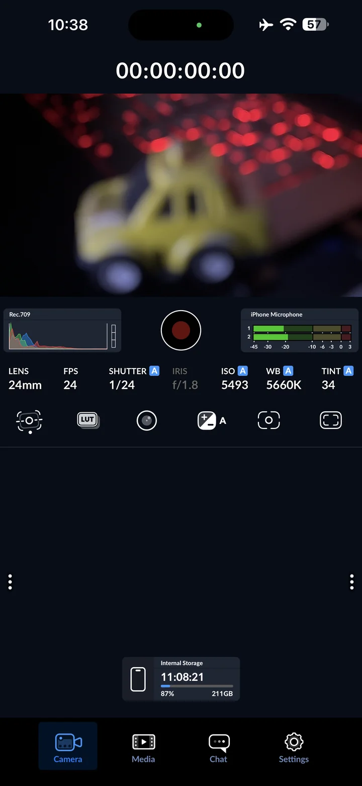 Blackmagic Camera: Open Blackmagic Camera