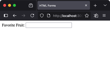 Form - Text Input