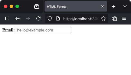 Form - Email Input