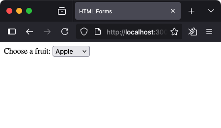 Form - Select Dropdowns