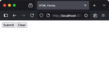 HTML - Submit and Reset Input
