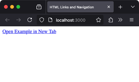 Target Attribute: Open in a New Tab