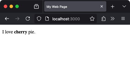 Nesting HTML Elements