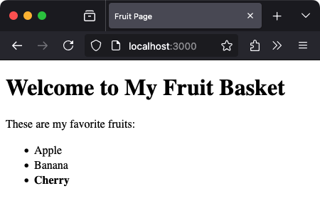 Example for HTML Syntax and Structure
