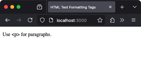 HTML Entities: Displaying Reserved Characters