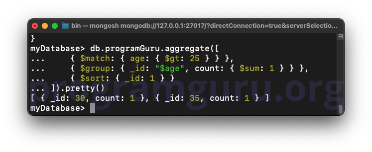 MongoDB Aggregate