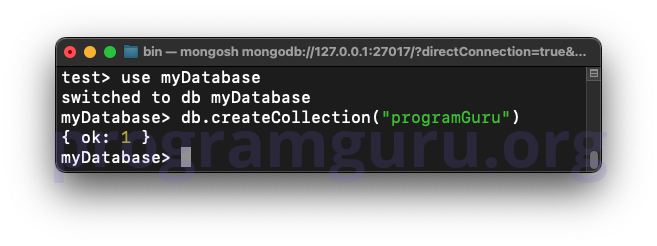 MongoDB Insert Document